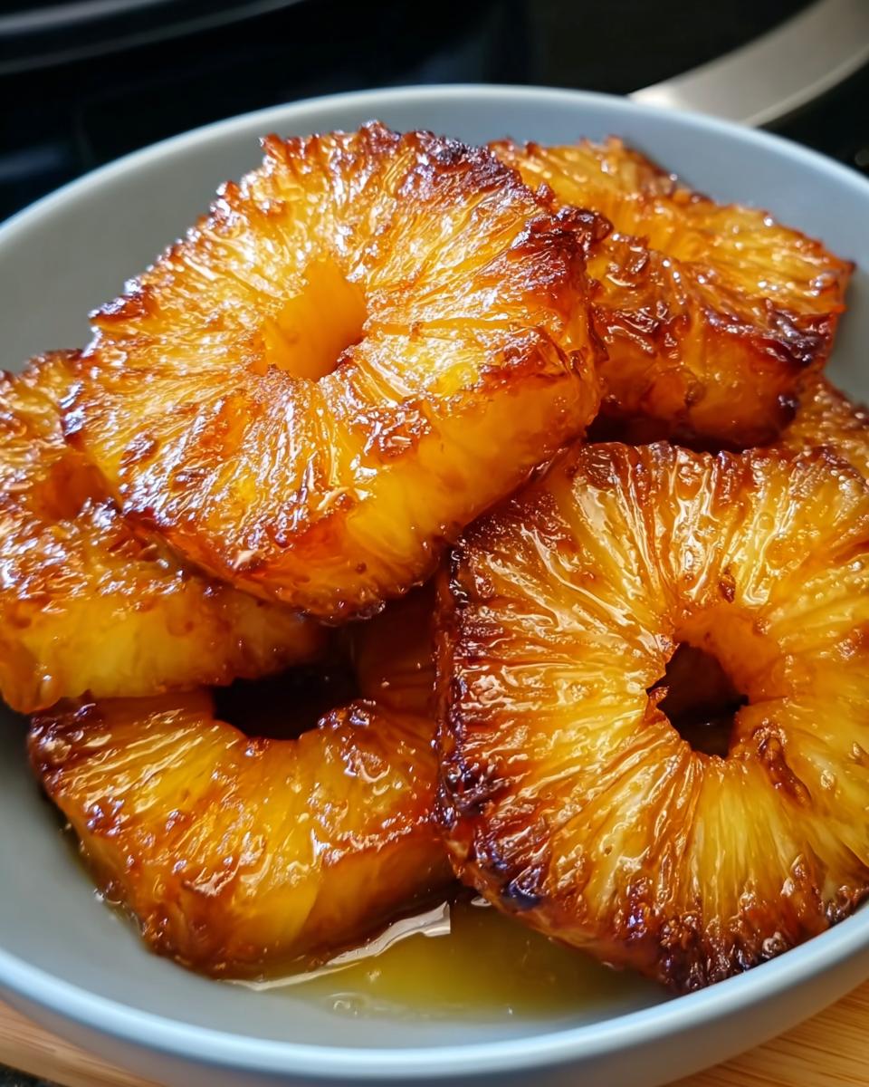 Air Fryer Caramelized Pineapple - Detail 1