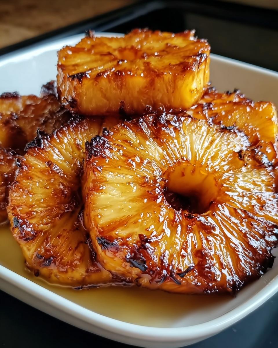 Air Fryer Caramelized Pineapple - Detail 2