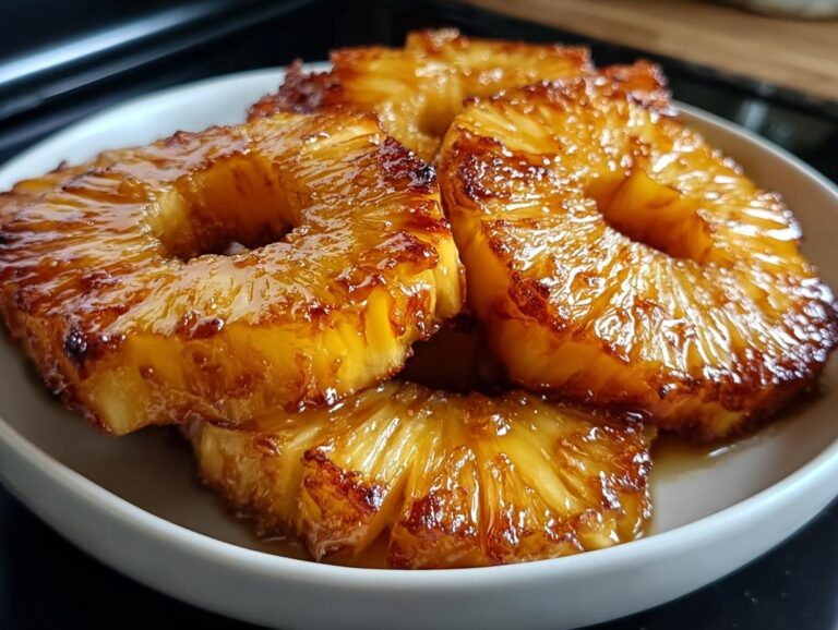 Air Fryer Caramelized Pineapple