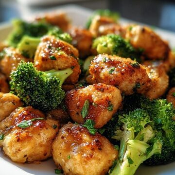 Air Fryer Chicken Bites And Broccoli
