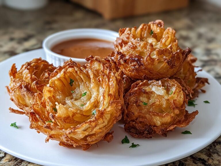 Air Fryer Crispy Mini Blooming Onions