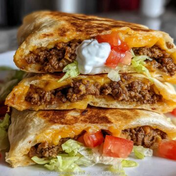 Air Fryer Crunchwrap Supreme