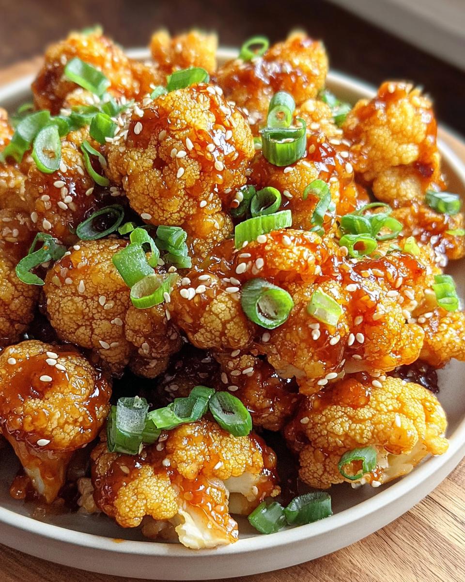 Air Fryer Honey Sriracha Cauliflower - Detail 1