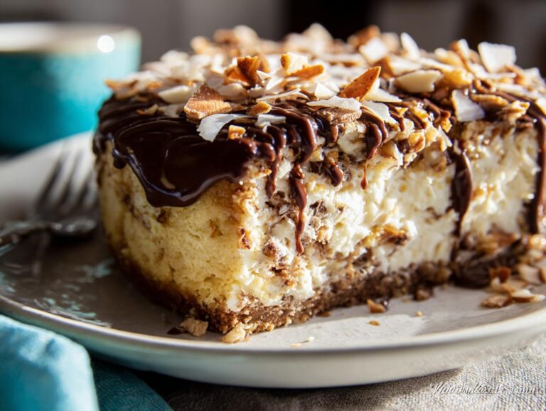 Almond Joy Cheesecake