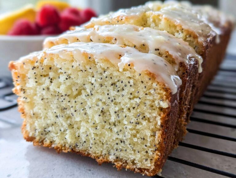 Almond Poppyseed Loaf Cake