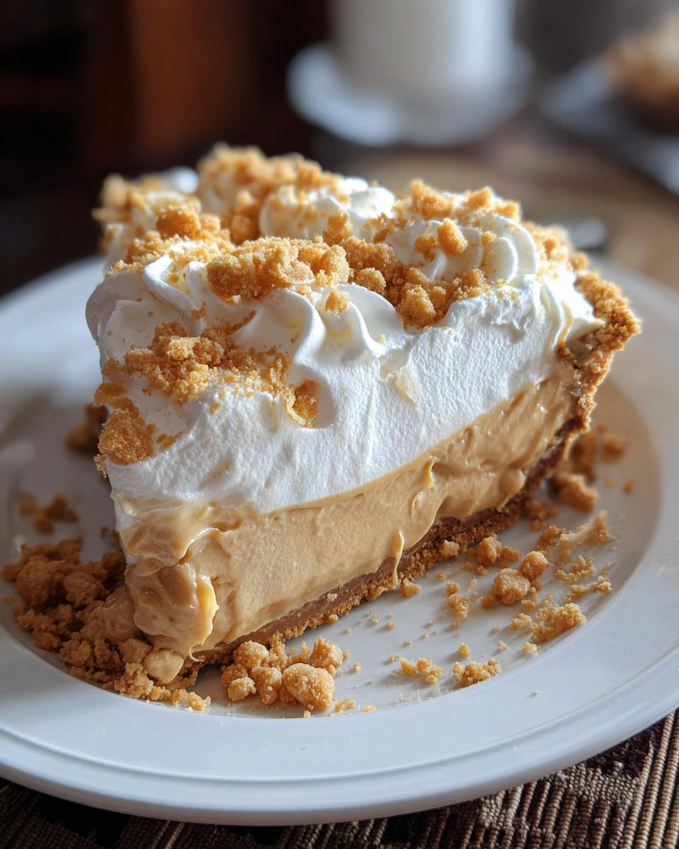 Amish Peanut Butter Cream Pie - Detail 1
