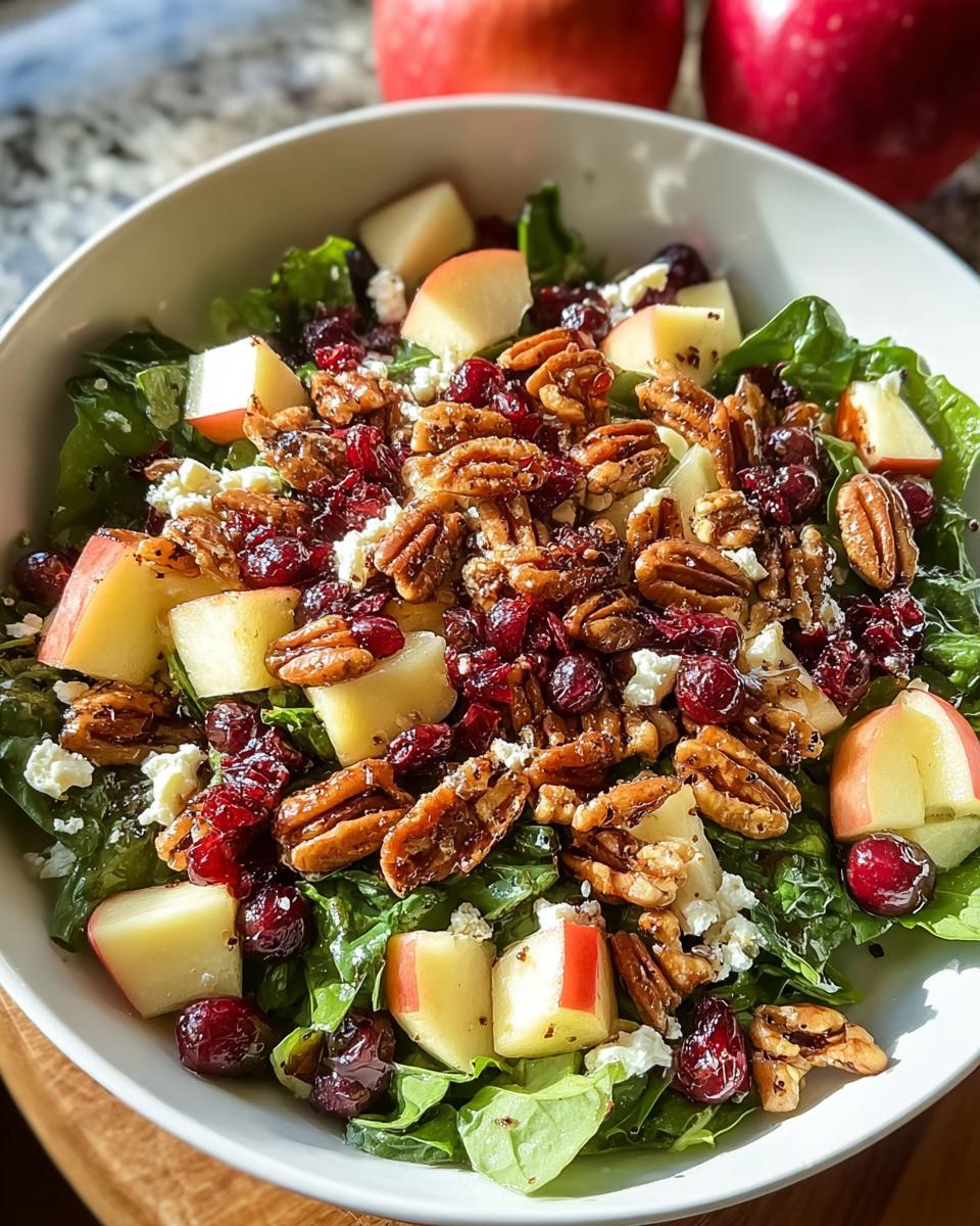 Apple Cranberry Pecan Salad - Detail 1
