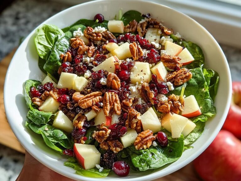 Apple Cranberry Pecan Salad