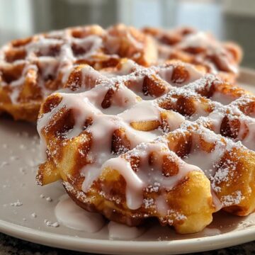 Apple Fritter Waffle Donuts