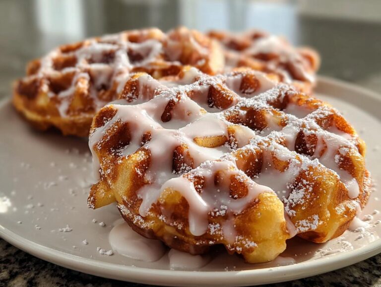Apple Fritter Waffle Donuts