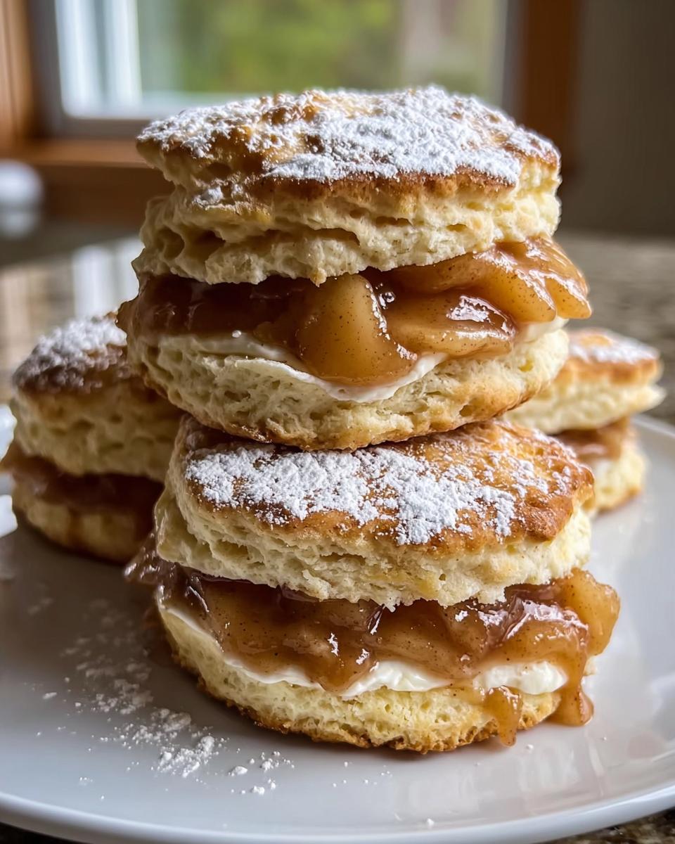 Apple Pie Biscuit Sandwiches - Detail 2