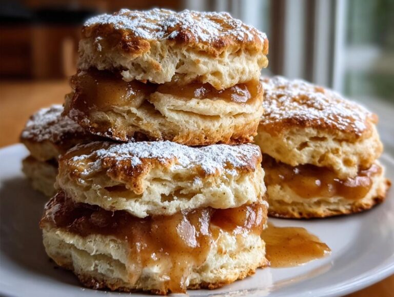 Apple Pie Biscuit Sandwiches