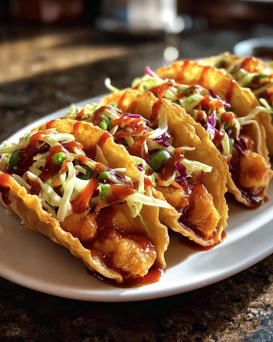 Applebee's Chicken Wonton Tacos - Detail 1