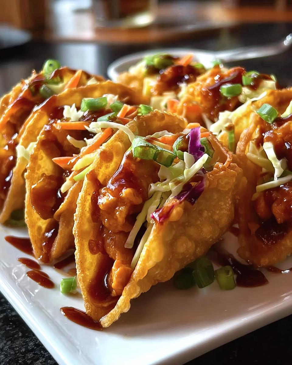 Applebee's Chicken Wonton Tacos - Detail 2