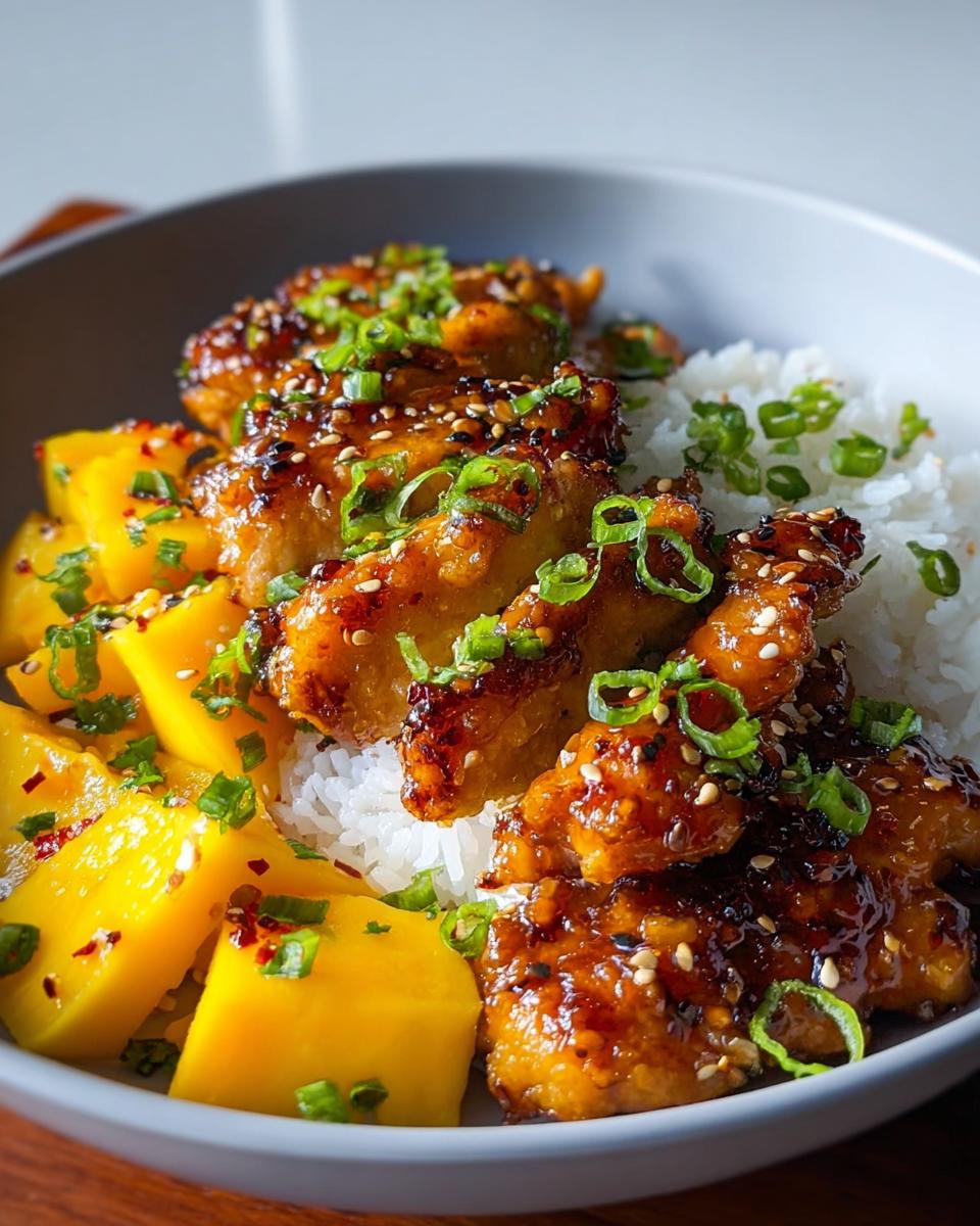 Asian Mango Glazed Chicken - Detail 1