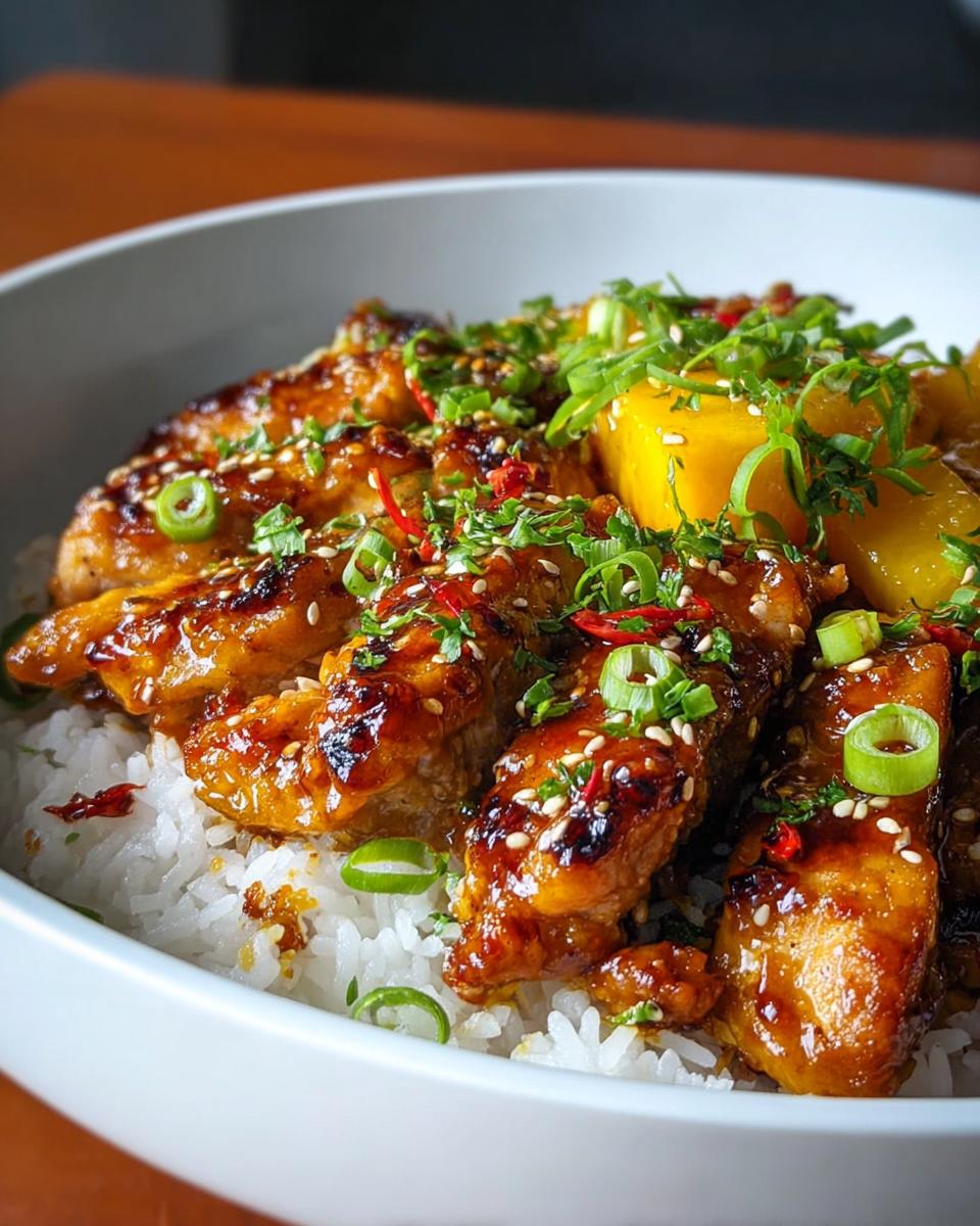 Asian Mango Glazed Chicken - Detail 2