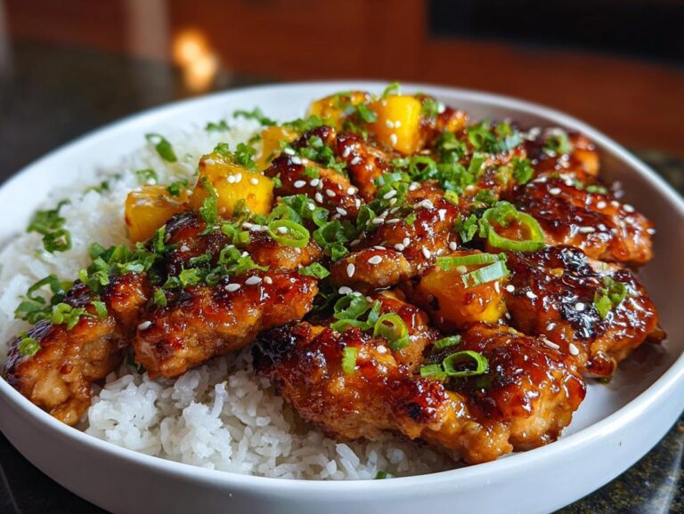 Asian Mango Glazed Chicken
