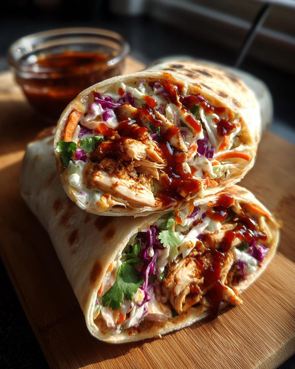 Bbq Chicken Coleslaw Wraps - Detail 1