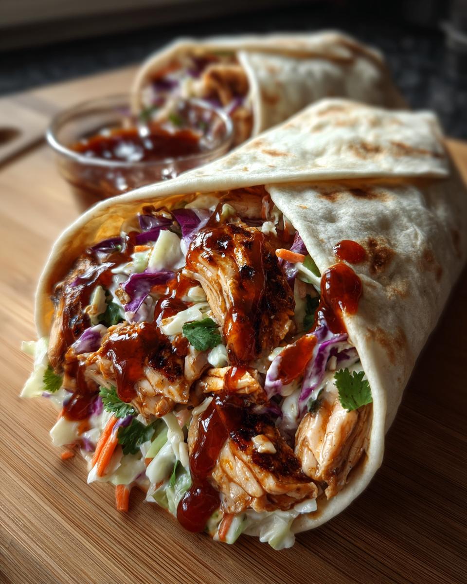 Bbq Chicken Coleslaw Wraps - Detail 2