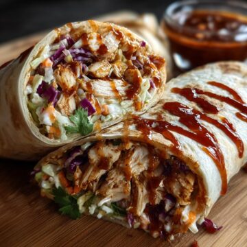 Bbq Chicken Coleslaw Wraps