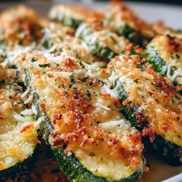 Baked Parmesan Zucchini Gratin