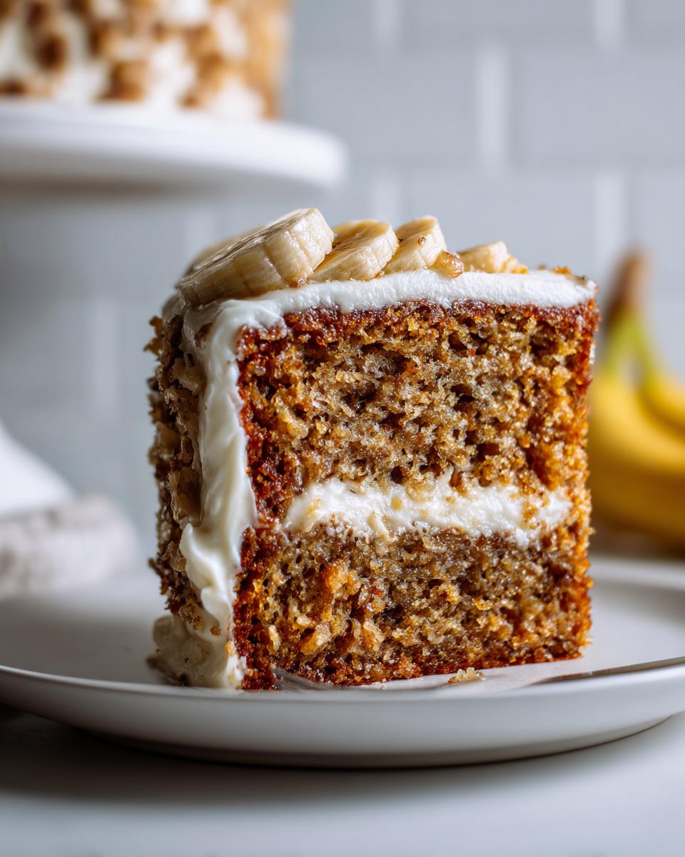 Banana Bread Cake With Cream Cheese Frosting - Detail 2