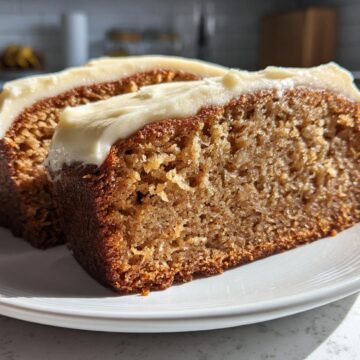 Banana Bread Cake With Cream Cheese Frosting