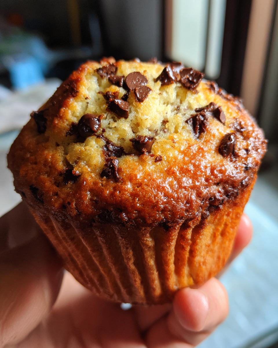 Banana Chocolate Chip Muffins - detail 1