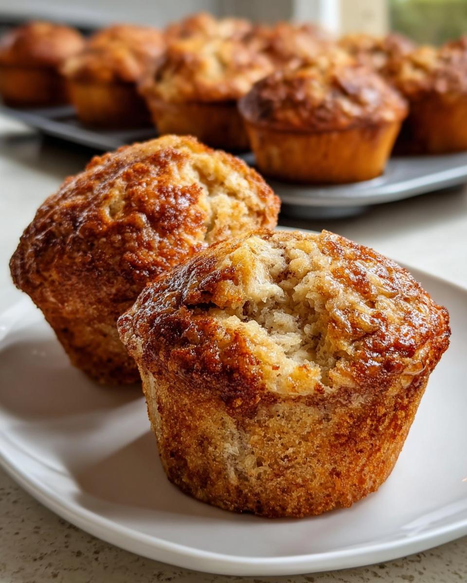 Banana Cinnamon Greek Yogurt Muffins - Detail 1