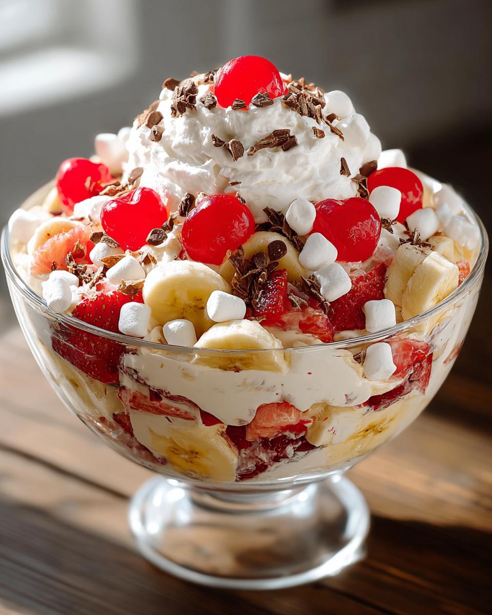 Banana Split Fluff Salad - Detail 1