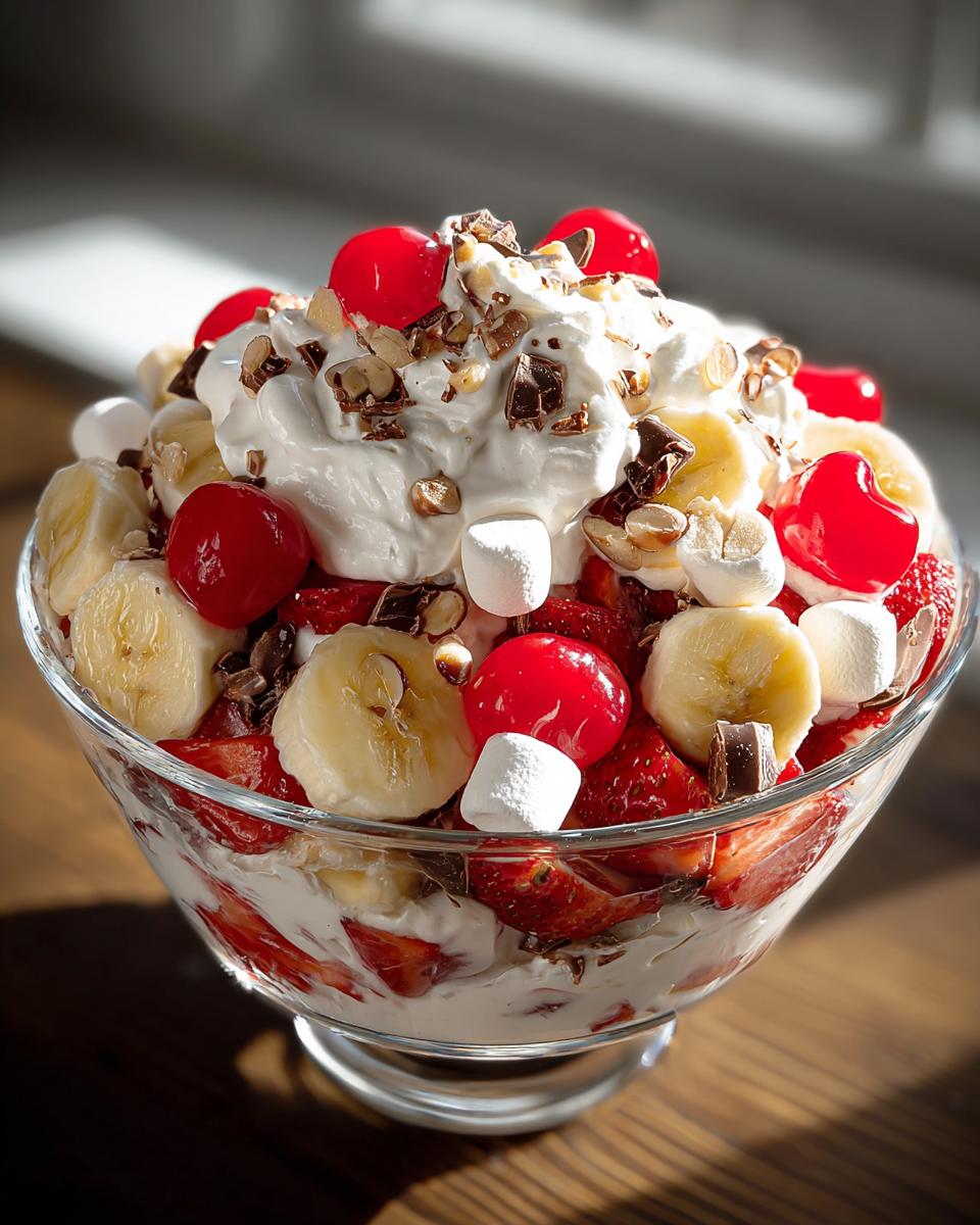Banana Split Fluff Salad - Detail 2