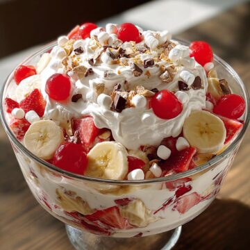 Banana Split Fluff Salad