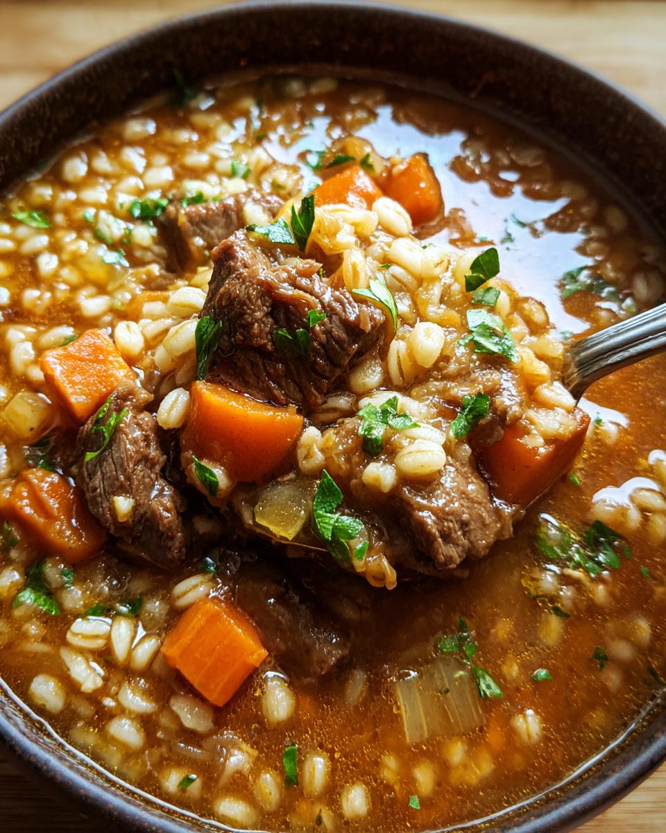 Beef Barley Soup - Detail 2
