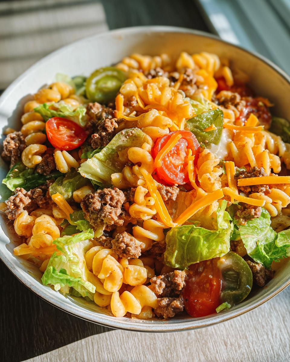 Big Mac Pasta Salad - Detail 1