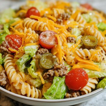 Big Mac Pasta Salad