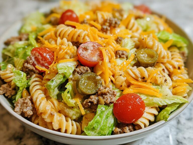 Big Mac Pasta Salad