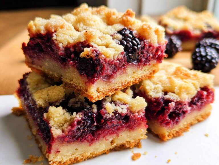 Blackberry Cobbler Bars