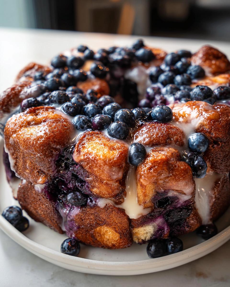 Blueberry Monkey Bread - Detail 1