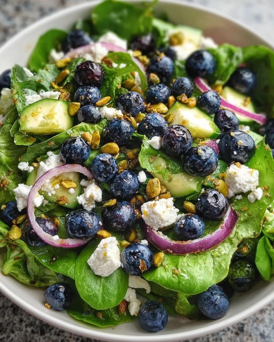 Blueberry Pistachio Spring Salad - Detail 2