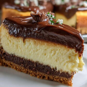 Boston Cream Pie Cheesecake