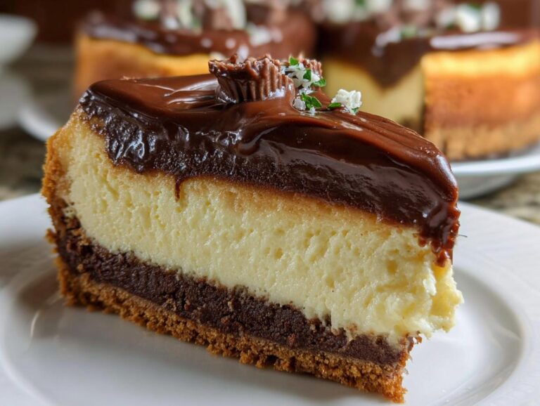 Boston Cream Pie Cheesecake