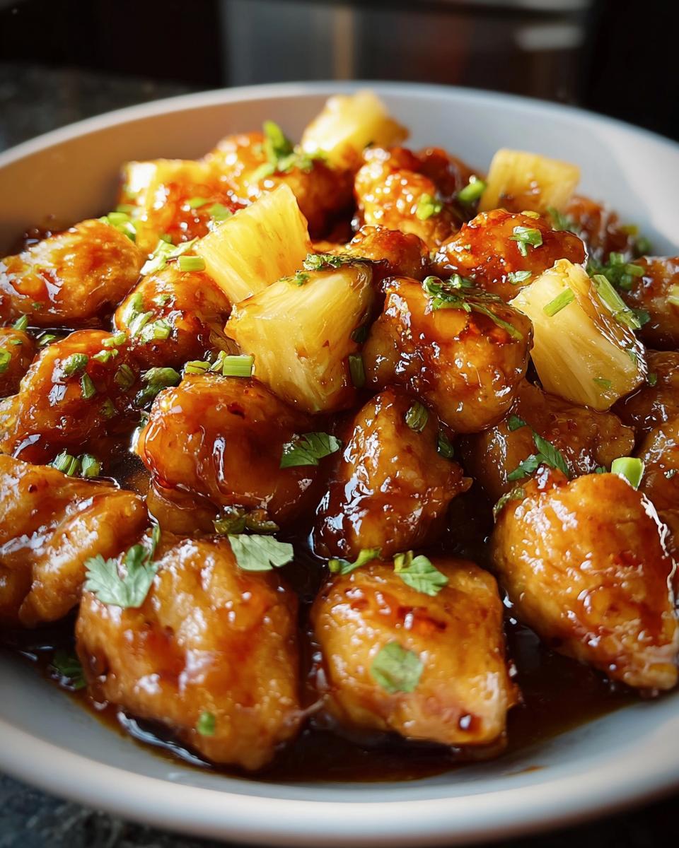 Brown Sugar Pineapple Chicken - Detail 1