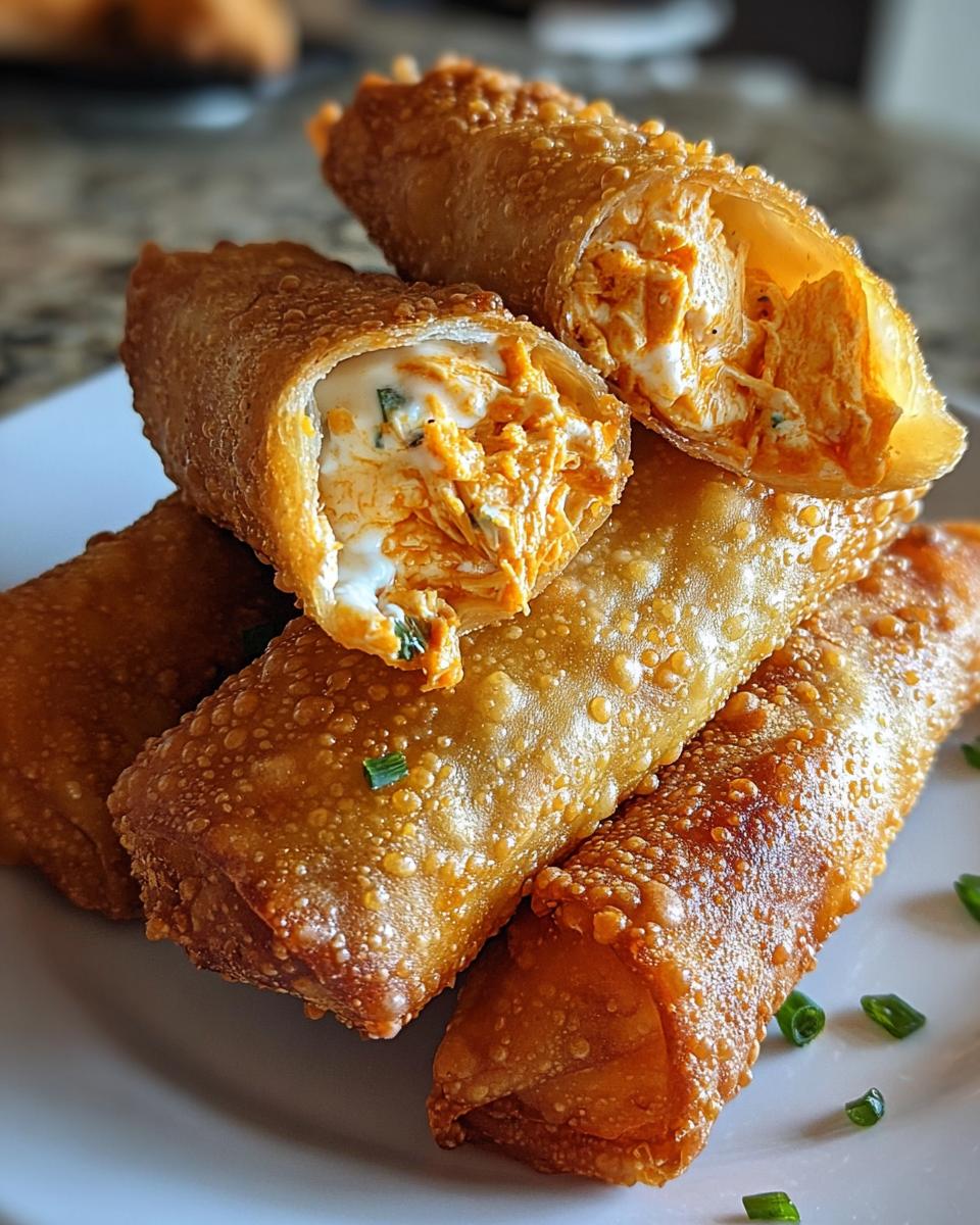 Buffalo Chicken Dip Egg Rolls - Detail 1