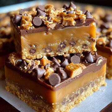 Butterfinger Caramel Crunch Bars