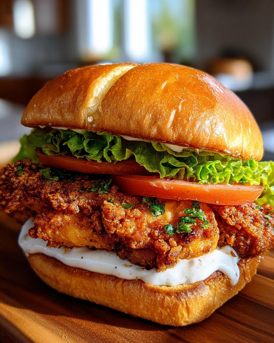 Cajun Crispy Chicken Sandwich - Detail 1