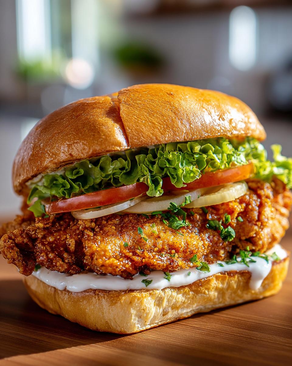 Cajun Crispy Chicken Sandwich - Detail 2