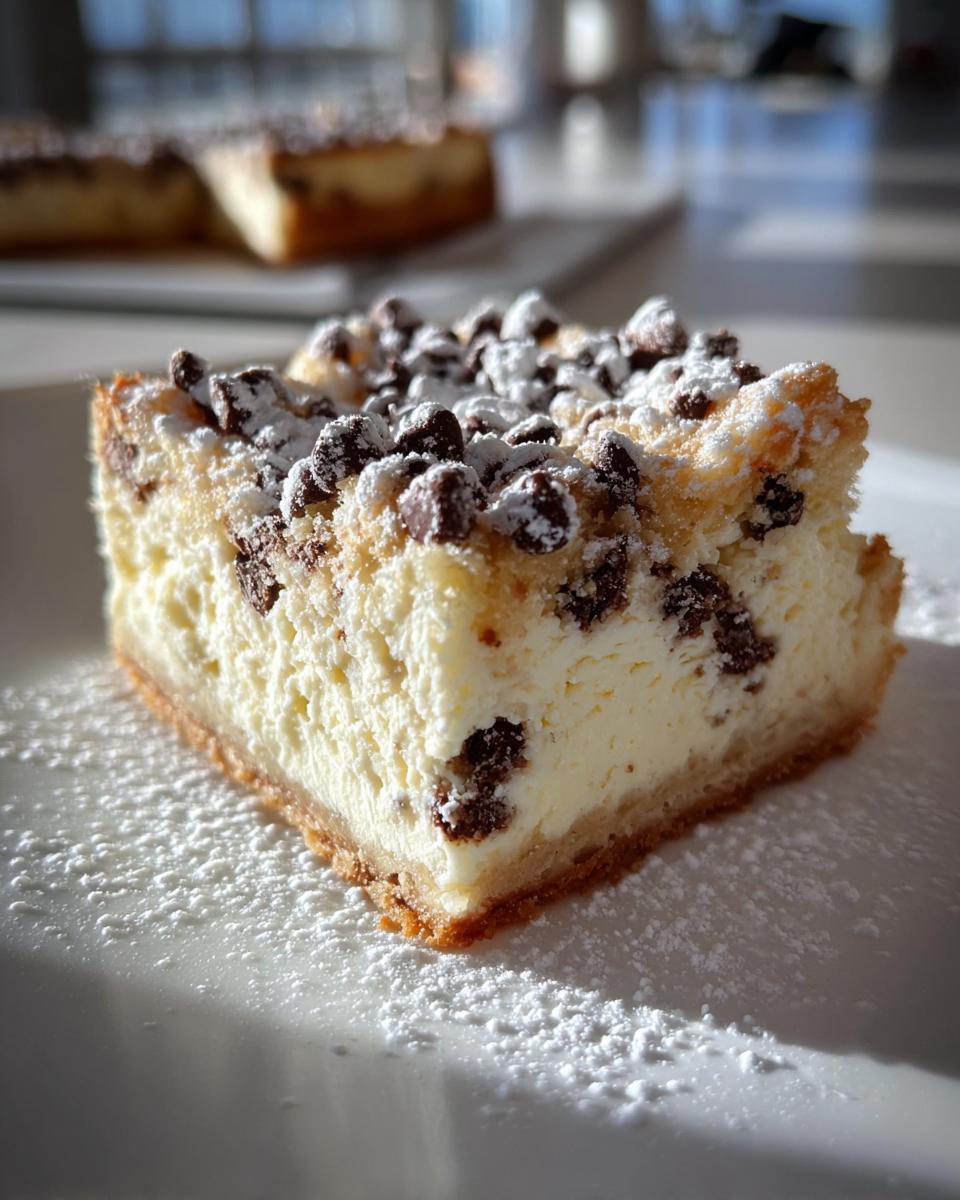 Cannoli Cheesecake Bars - Detail 1