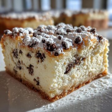 Cannoli Cheesecake Bars