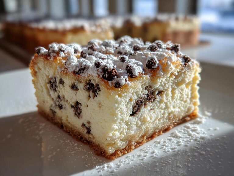 Cannoli Cheesecake Bars