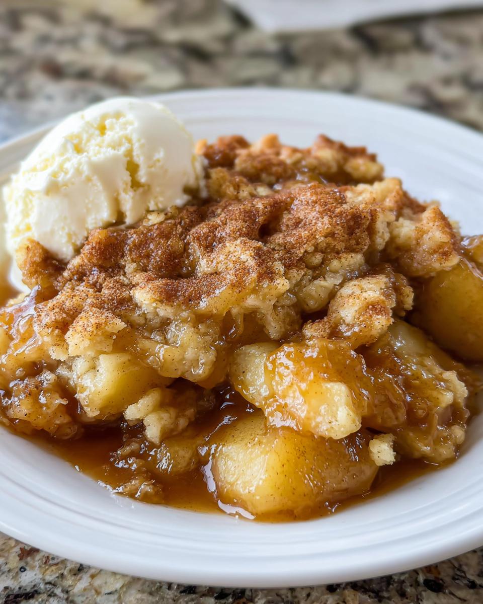 Caramel Apple Cobbler - Detail 2